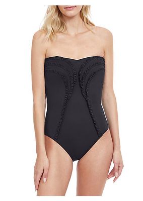 Queen Of Paradise Ruffled One-Piece Swimsuit