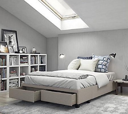 Queen Size Parma Storage Drawer Platform Bed by Boyd Sleep