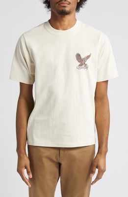 Quiet Golf Hunter Cotton Graphic T-Shirt in Beige 