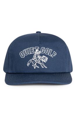 Quiet Golf Ranch Baseball Cap in Navy