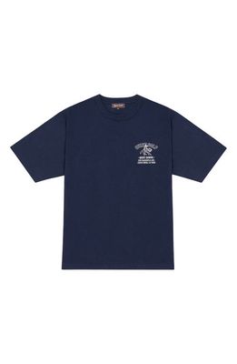 Quiet Golf Ranch Graphic T-Shirt in Navy