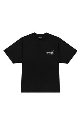 Quiet Golf Shatter Graphic T-Shirt in Black