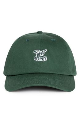 Quiet Golf Society Baseball Cap in Forest