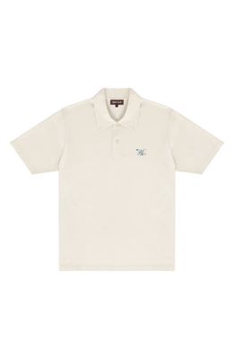 Quiet Golf Society Polo in Ivory