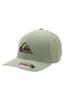 Quiksilver Amped Logo Baseball Cap in Laurel Wreath Hthr