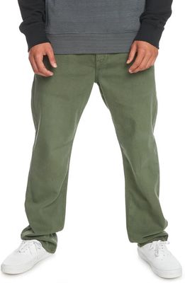 Quiksilver Far Out Stretch 5-Pocket Pants in Thyme