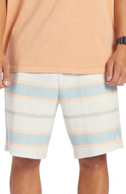 Quiksilver Great Otway Stripe Shorts in Cameo Blue