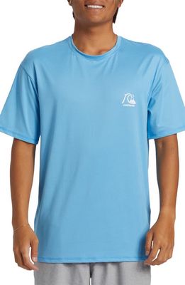 Quiksilver Heritage Short Sleeve T-Shirt in Azure Blue