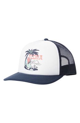 Quiksilver Hi Chillin Trucker Hat in White