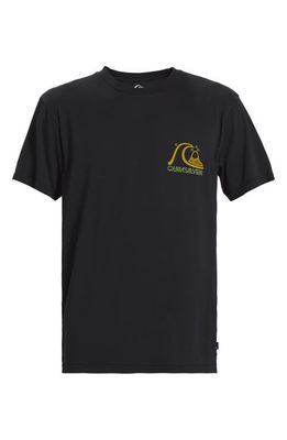 Quiksilver Island Cap Graphic T-Shirt in Black