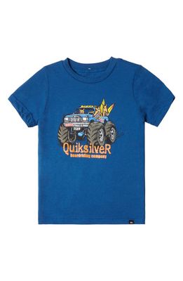Quiksilver Kids' All Terrain Graphic T-Shirt in Monaco Blue
