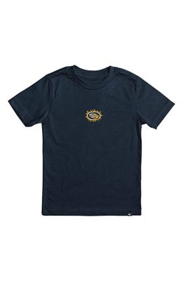 Quiksilver Kids' Anything Goes Graphic T-Shirt in Navy Blazer