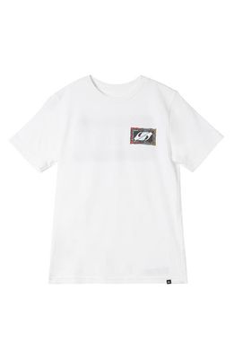 Quiksilver Kids' Echoed Beat Graphic T-Shirt in White