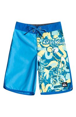 Quiksilver Kids' Everyday Scallop Board Shorts in Blithe
