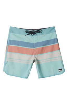 Quiksilver Kids' Everyday Stripe Board Shorts in Limpet Shell