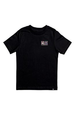 Quiksilver Kids' Free Zone Graphic T-Shirt in Black