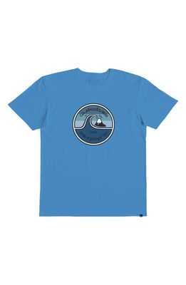 Quiksilver Kids' In the Groove Graphic T-Shirt in Azure Blue
