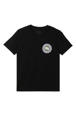 Quiksilver Kids' Omni Circle Graphic T-Shirt in Black