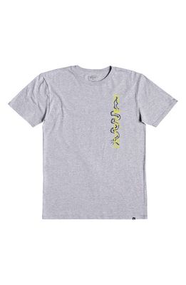 Quiksilver Kids' Omni Serpent Graphic T-Shirt in Athletic Heather