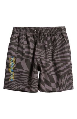 Quiksilver Kids' Radical Out Stretch Cotton Shorts in Black