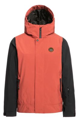 Quiksilver Kids' Ridge Water Repellent Insulated Recycled Polyester Jacket in Marsala