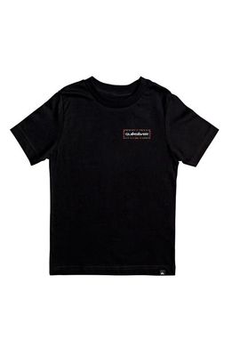 Quiksilver Kids' Second Reef Graphic T-Shirt in Black