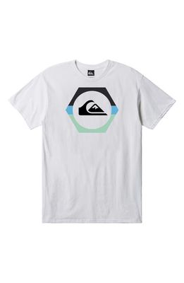 Quiksilver Kids' Shapeshifters Graphic T-Shirt in White