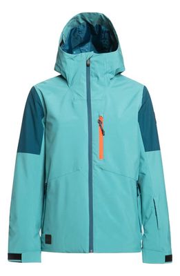 Quiksilver Kids' Waterproof Recycled Polyester Jacket in Brittany Blue