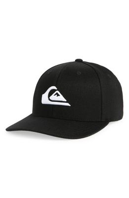 Quiksilver Mountain & Wave Baseball Cap in Black/White
