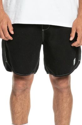 Quiksilver Scalloped Shorts in Black