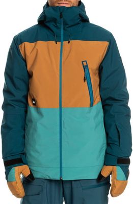 Quiksilver Sycamore Waterproof Snow Jacket in Majolica Blue