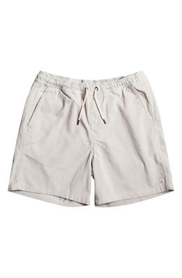 Quiksilver Taxer Corduroy Shorts in Gray Violet