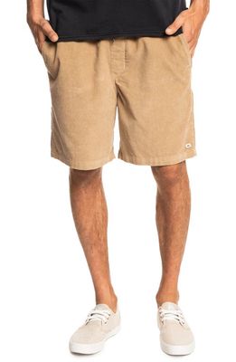 Quiksilver Taxer Corduroy Shorts in Plage