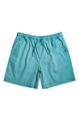 Quiksilver Taxer Drawstring Shorts in Brittany Blue