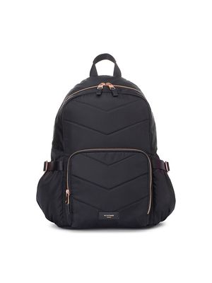 Quilt Hero Diaper Bag Backpack - Black - Black