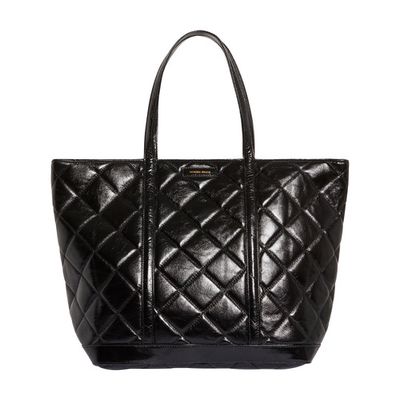 Quilted leather XL cabas tote bag