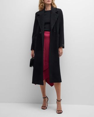 Quilted Wool-Cashmere Coat