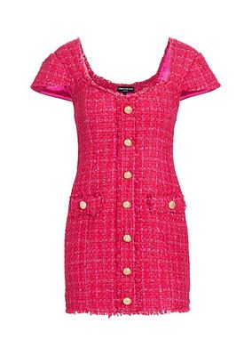 Quincy Fitted Tweed Dress
