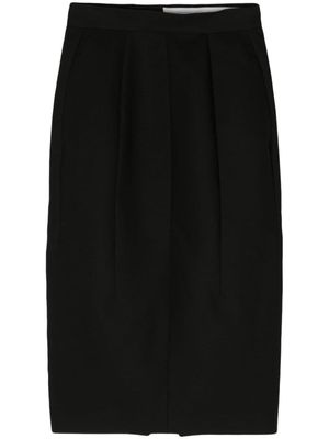 QUIRA high-waist pencil skirt - Black