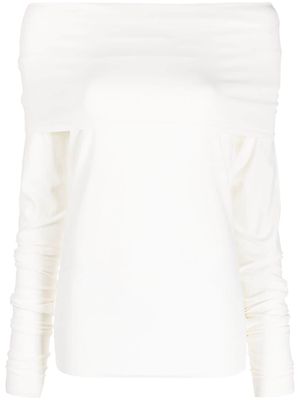 QUIRA off-shoulder top - White