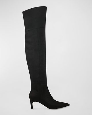 Qulie Leather Over-The-Knee Boots