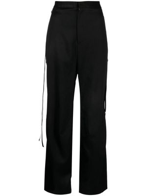 R13 Articulated tuxedo trousers - Black