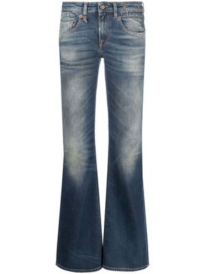 R13 Boy washed flared jeans - Blue