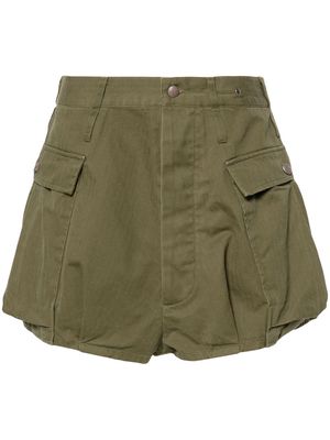 R13 Bubble cargo shorts - Green