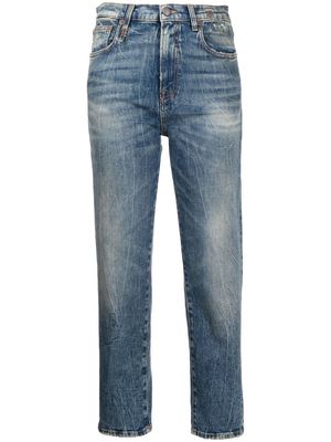 R13 cropped-leg denim jeans - Blue