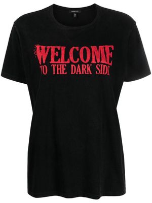 R13 Dark Side cotton T-shirt - Black