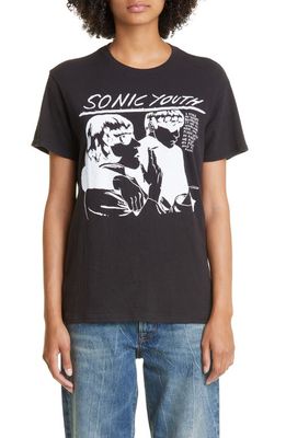 R13 Gender Inclusive Sonic Youth Graphic Tee in Black