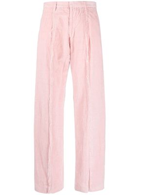 R13 Inverted wide-leg trousers - Pink