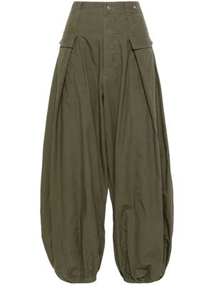 R13 Jesse cropped cargo trousers - Green