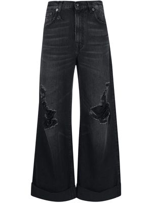 R13 Lisa Baggy distressed jeans - Black